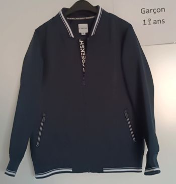Veste zippée creeks 12 ans