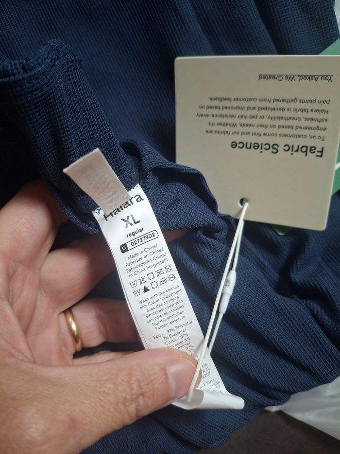 Pantalon large et fluide HALARA neuf marine XL - photo numéro 4