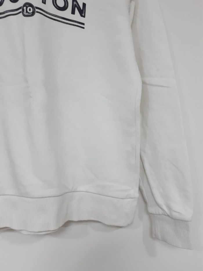 Sweat à capuche blanc Kiabi 14 ans - photo numéro 3