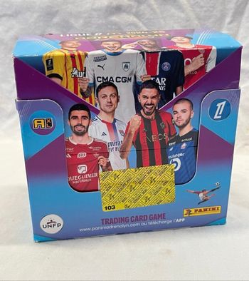 Boîte de 50 sachets de cartes à collectionner panini adrenalyn XL foot ligue 1 2024/2025