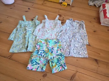 Lot de 7 vêtements fille en 18 mois.
