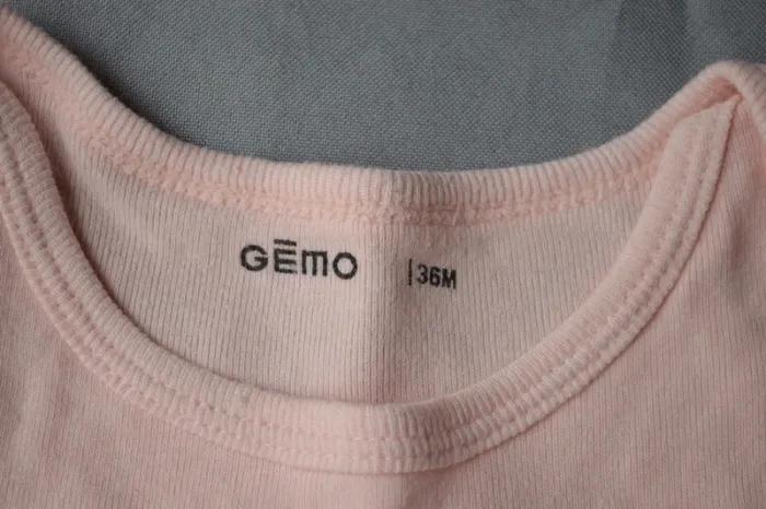 Lot 4 bodies Gémo fille 3 ans / 98 cm coton - photo numéro 5