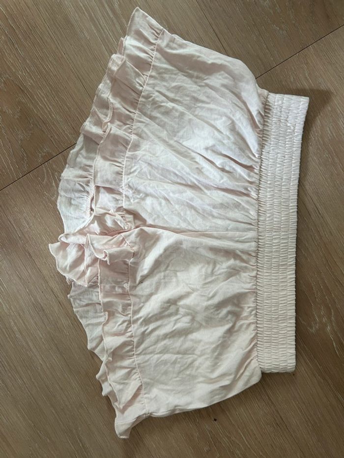 Short de pyjama rose poudré