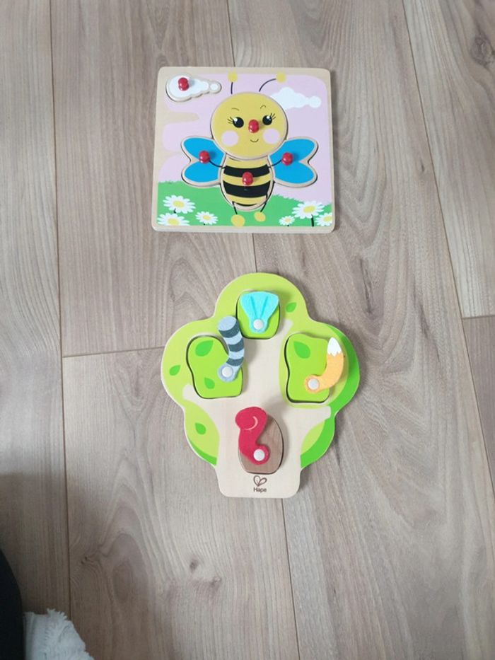puzzle bois bébé 1 an