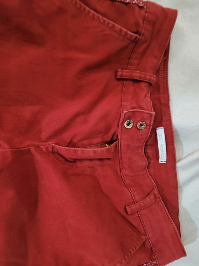 Pantalon Naomie, les petites bombes, bordeaux, taille 36 - photo numéro 10