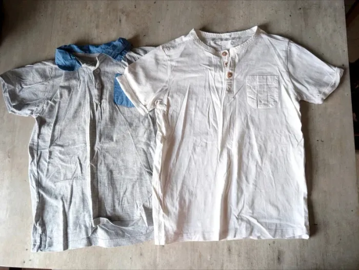 Lot de deux tee shirts chemises