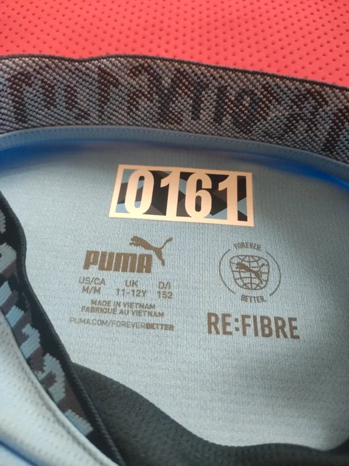 Maillot de foot Manchester City, Puma Authentique Officiel taille enfant 11/12 ans, Neuf - photo numéro 10