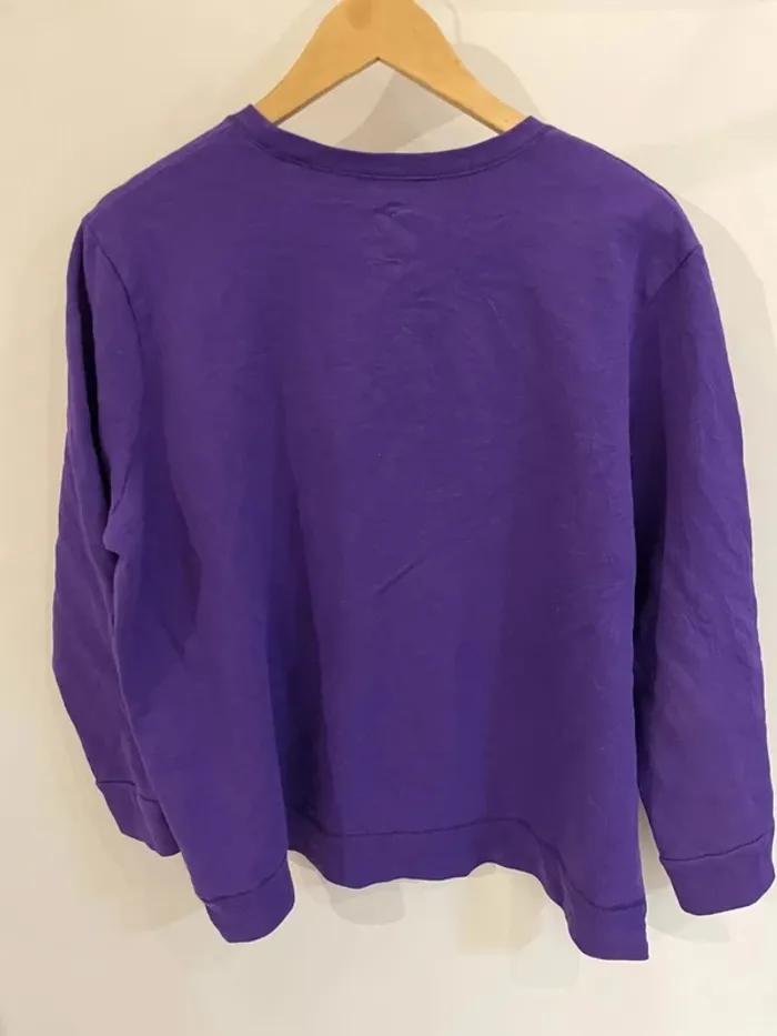 Crewneck JMS plain full purple XL womens - photo numéro 5