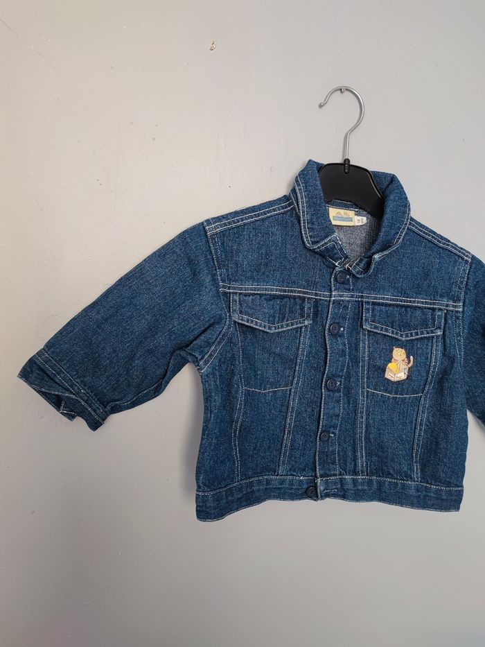 Veste en jean 18 mois sergent major - photo numéro 2
