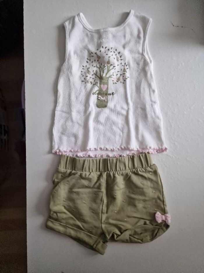 Ensemble bébé fille taille 18mois