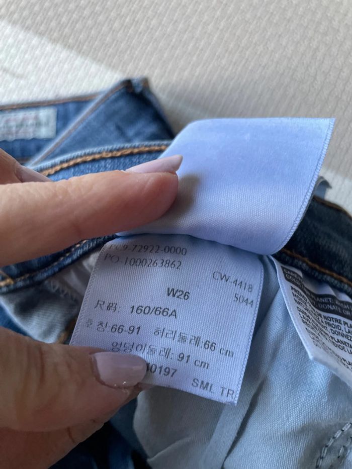 Jean Levi’s mile high super skinny 26 fermetures - photo numéro 6
