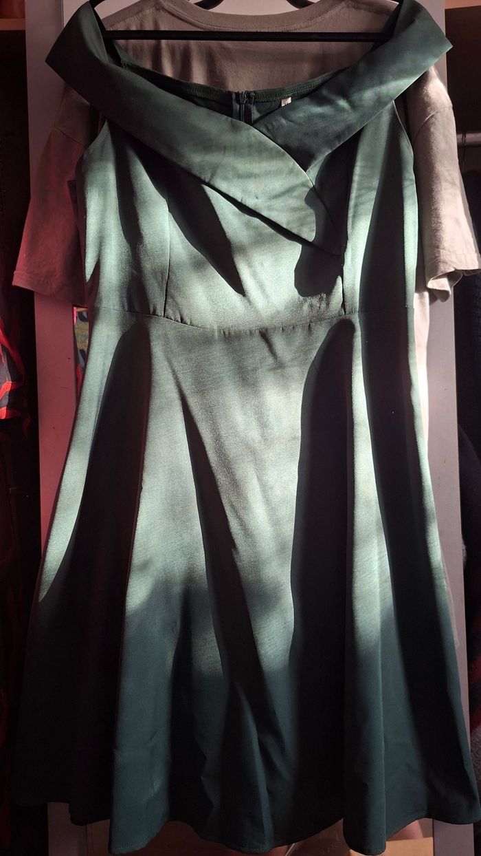 Robe vert foncé