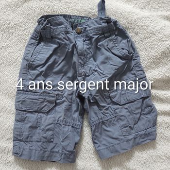 Short sergent major 4 ans 
