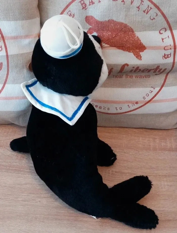 Peluche otarie Van de wall 38cm vintage très rare - photo numéro 3