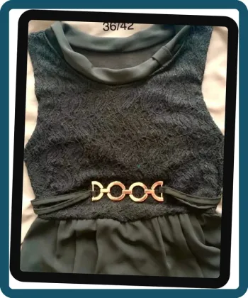 Robe de soirée taille élastique (36-42)