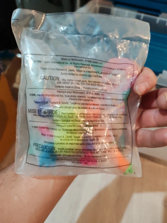 Figurine McDonald's tangle - photo numéro 3