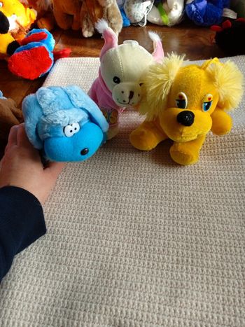Lot de 3 peluches chien 🐶