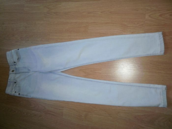 Jeans Skinny bleu bleach (bleu délavé) Fille T32/XXS ou 12 ans - Marque Jennyfer - photo numéro 2