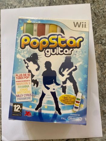 popstar guitar sous blister wii
