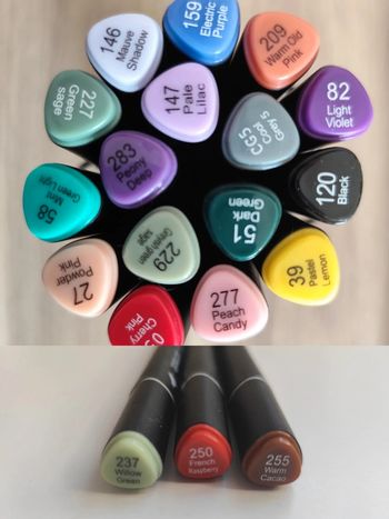 Lot de 17 feutres à alcool twinmakers – Idéal pour artistes, étudiants ou amateurs de coloriage !