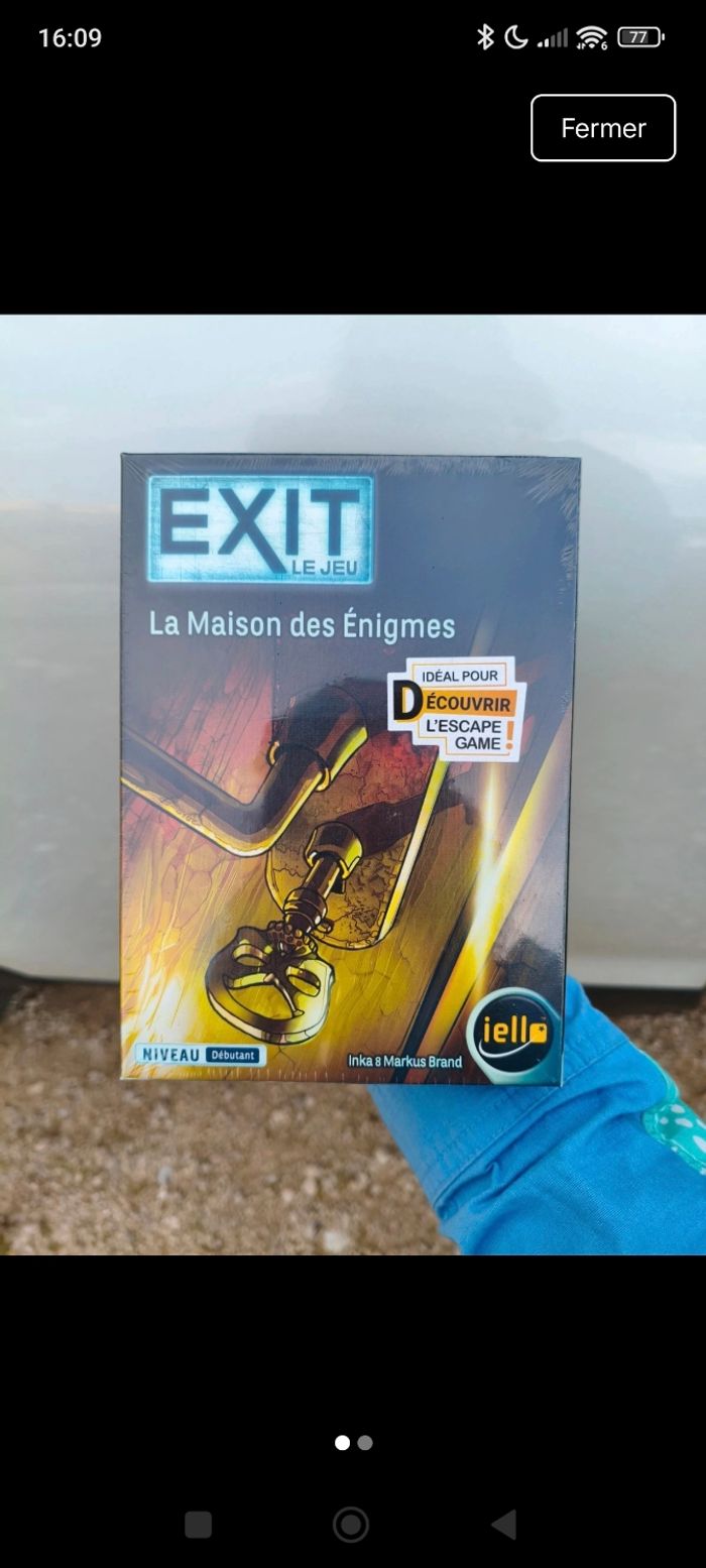 Escape game jeu exit la maison des énigmes neuf sous blister