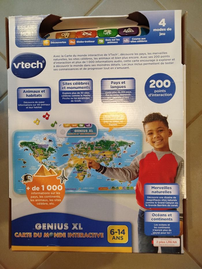 Planisphère interactif