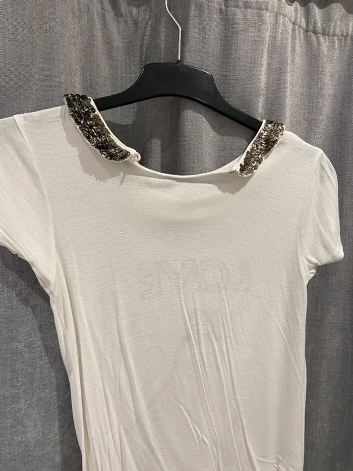 T-shirt Zara Sequins - photo numéro 7