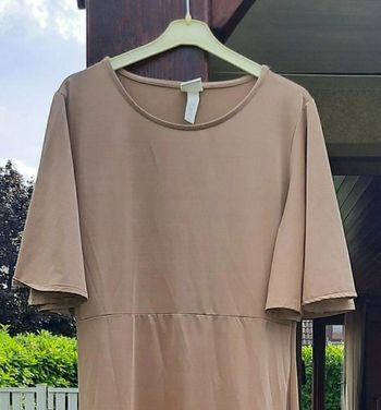 Longue robe beige H et M, taille 36/S