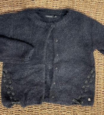 Gilet noir scintillant IKKS