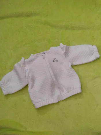 Veste zippée bébé fille