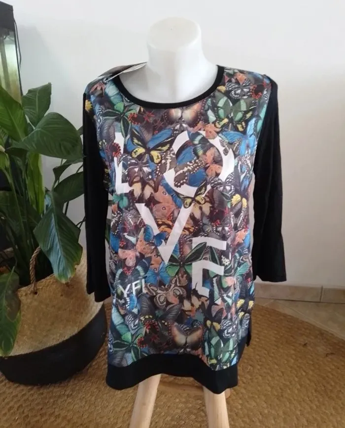 tunique devant fluide taille L YFJ Reserved viscose et polyester - photo numéro 2