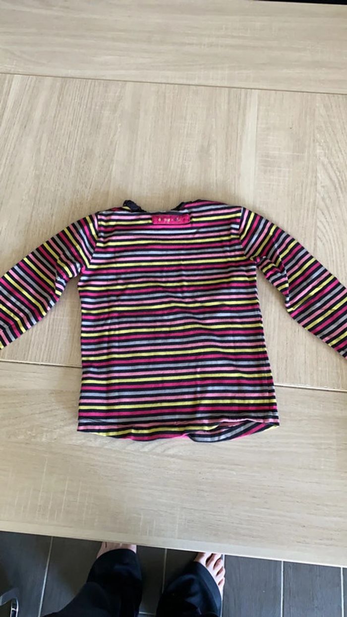 T shirt manche longue fille 4 ans - photo numéro 2
