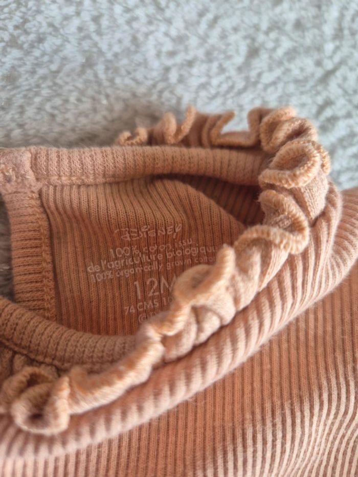 Tee-shirt manches longues Côtelé 12 mois - photo numéro 4