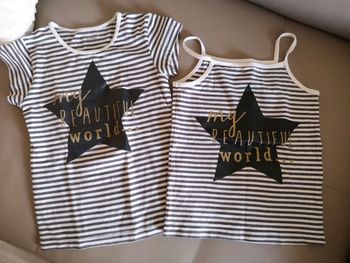 2 t shirt étoile