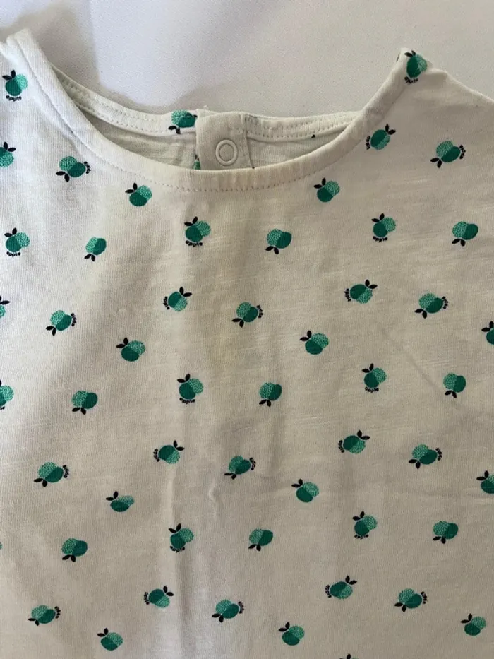 Lot de t-shirts manches courtes bébé fille – Taille 12 mois – Obaibi & Zara - photo numéro 6