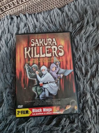 1 dvd 2  films ninja