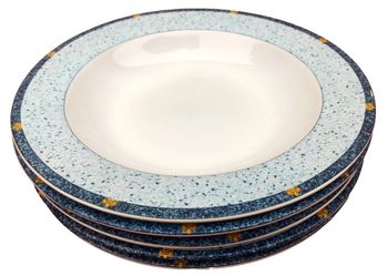 5 assiettes creuses  Grès émaillé