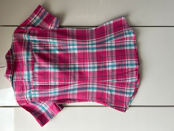 Chemise rose à carreaux H&M - Taille 34 - photo numéro 3