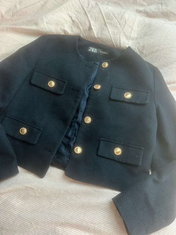 veste bleu marine et doré - photo numéro 2