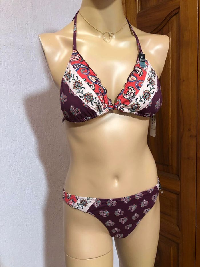 Maillot 2 pièces Triangle n e u f - photo numéro 2