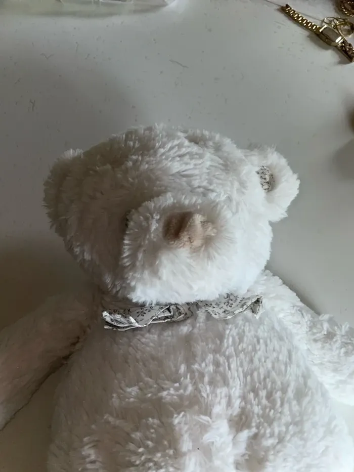 Nounours blanc maison du monde - photo numéro 2