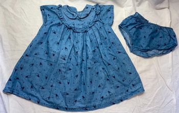 Robe et bloomer Bout’chou 18 mois