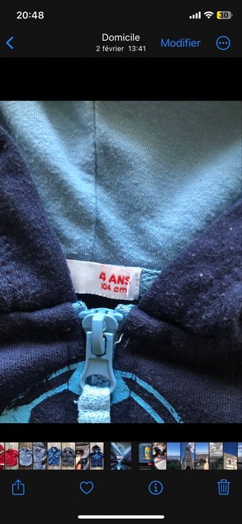 Veste à capuche