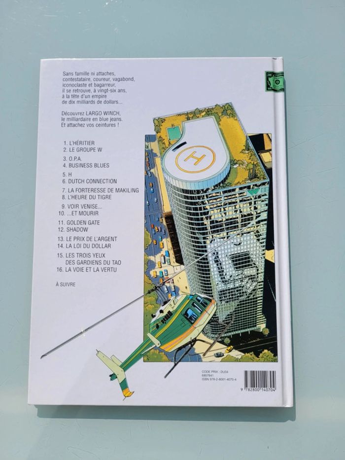 BD Largo Winch : La voie et la vertu, La Loi du Dollar, album double 20 ans tome 9 et 10 - photo numéro 7