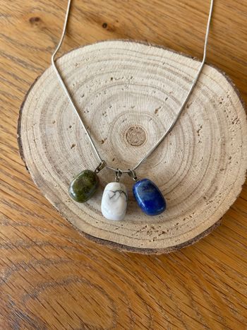 Collier pierres naturelles lithothérapie