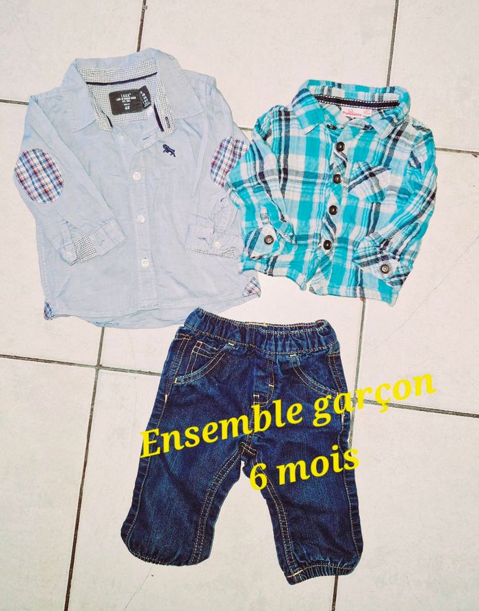 Ensemble garçon 6 mois