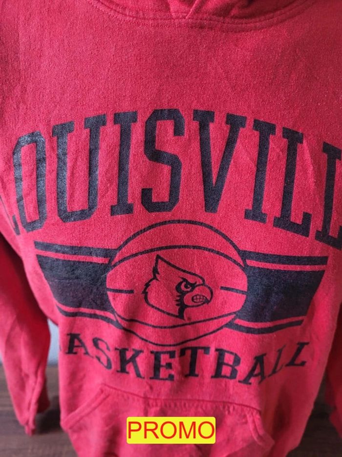 Magnifique sweat à capuche hoodie Gildan sport Us Vintage taille S Ref XXX93 - photo numéro 2