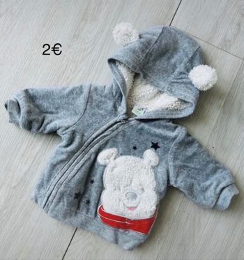 Sweet polaire Winnie l’ourson 1 mois