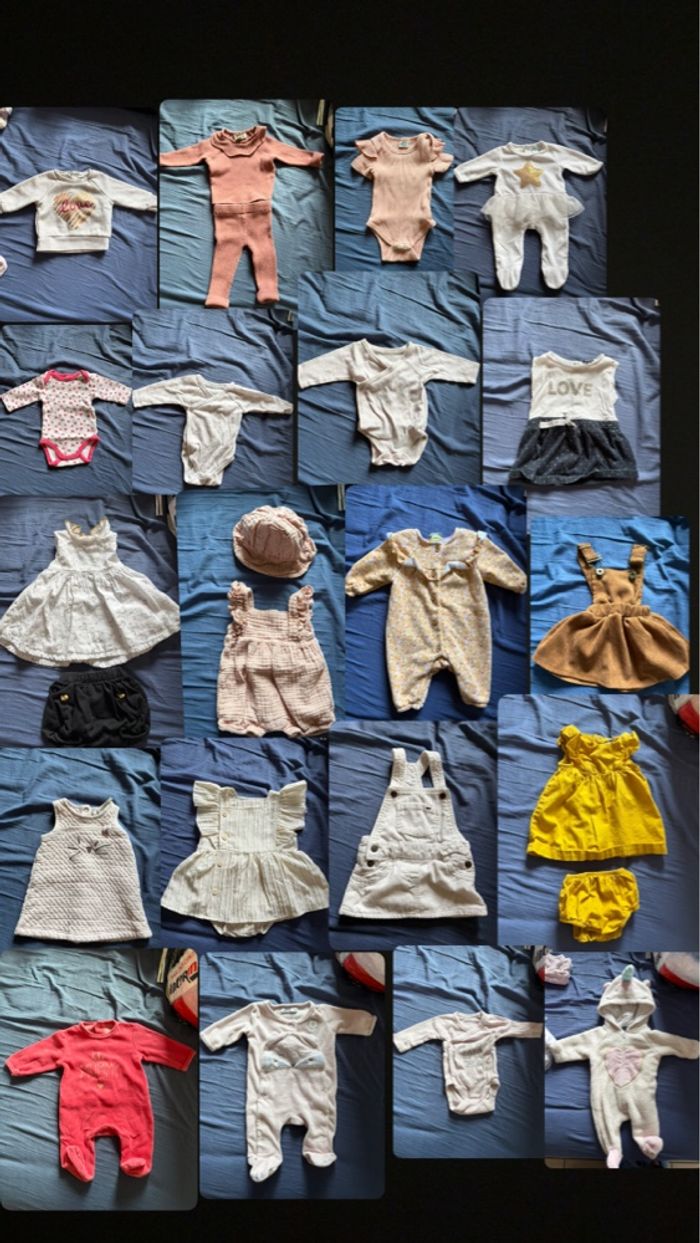 À vendre lot de vêtements, Bébé 💍❤️ fille - photo numéro 4