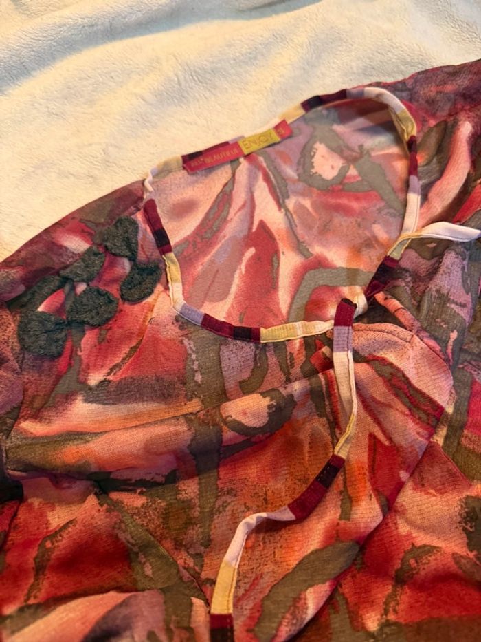 Haut mesh rose - photo numéro 7
